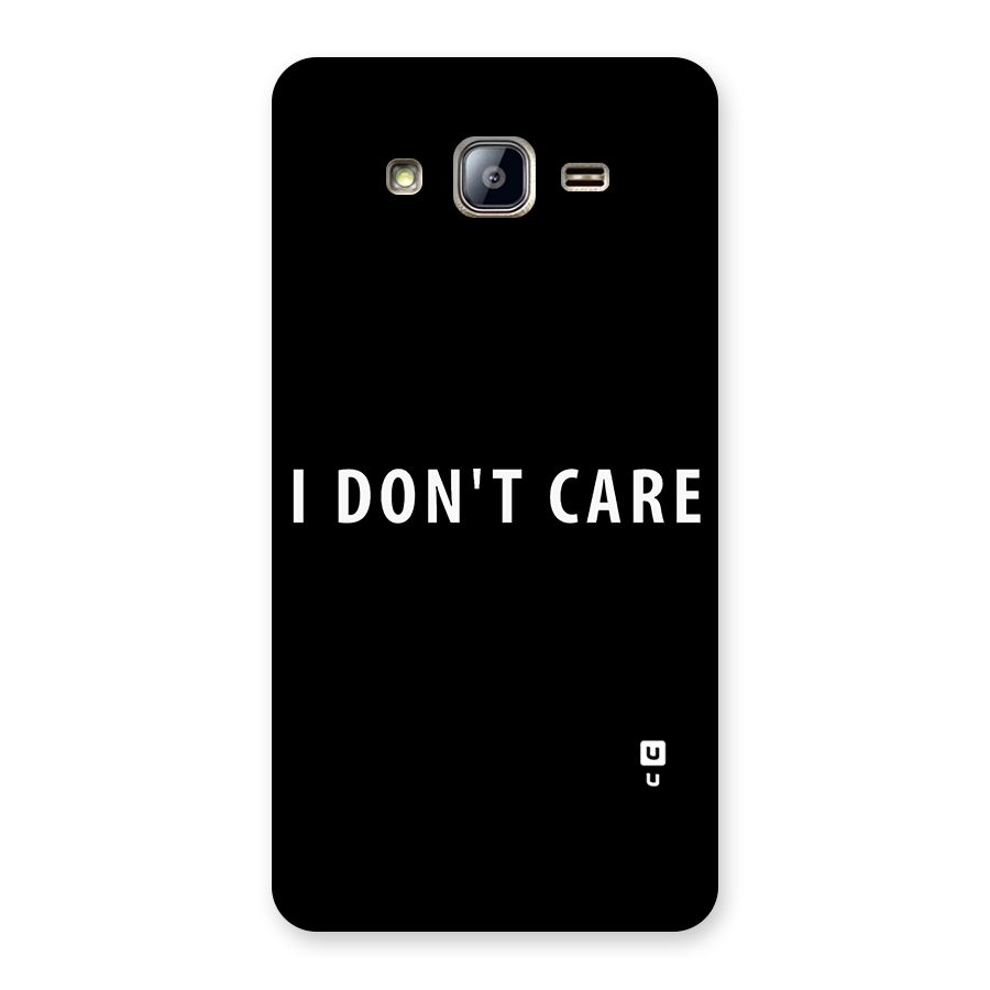 I Dont Care Typography Back Case for Galaxy On5