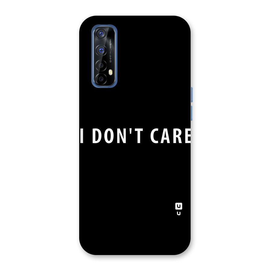 I Dont Care Typography Back Case for Realme 7