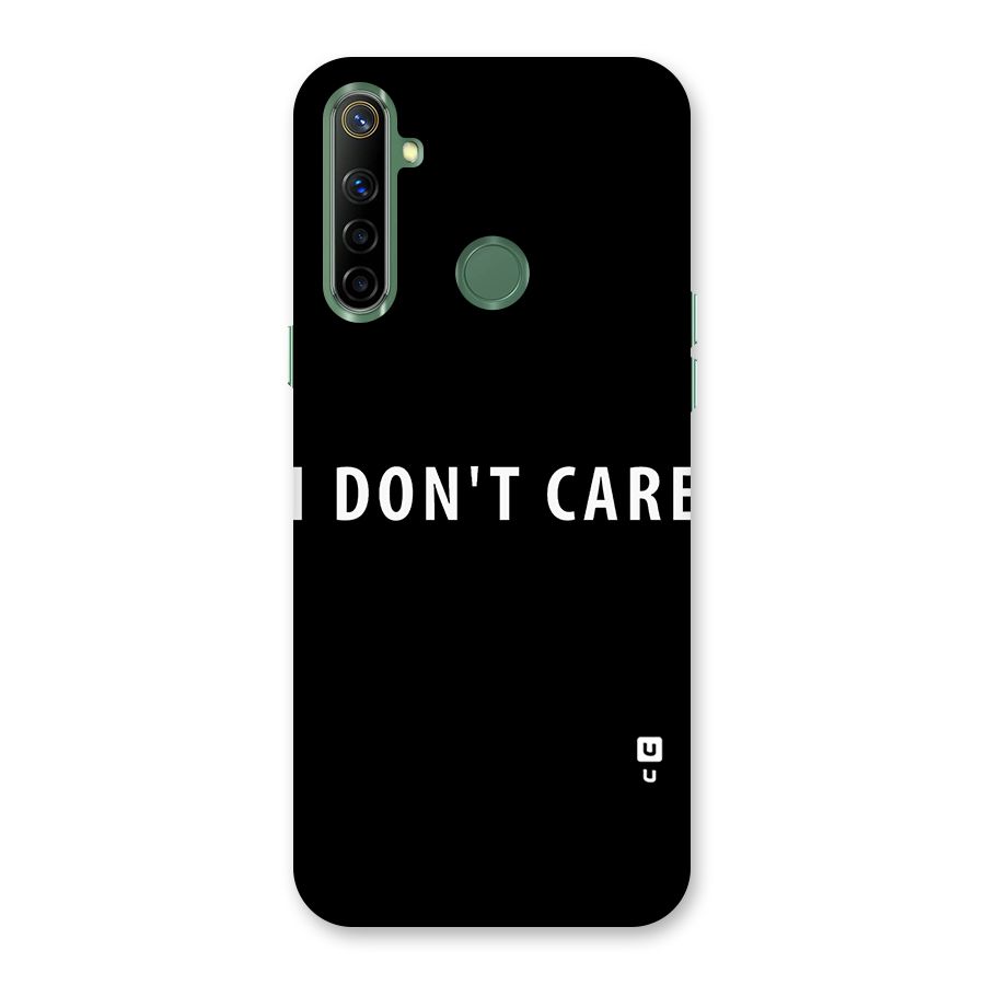 I Dont Care Typography Back Case for Realme Narzo 10