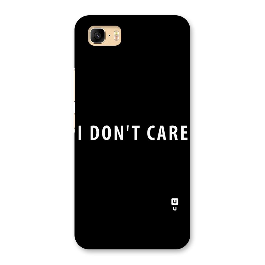 I Dont Care Typography Back Case for Zenfone 3s Max