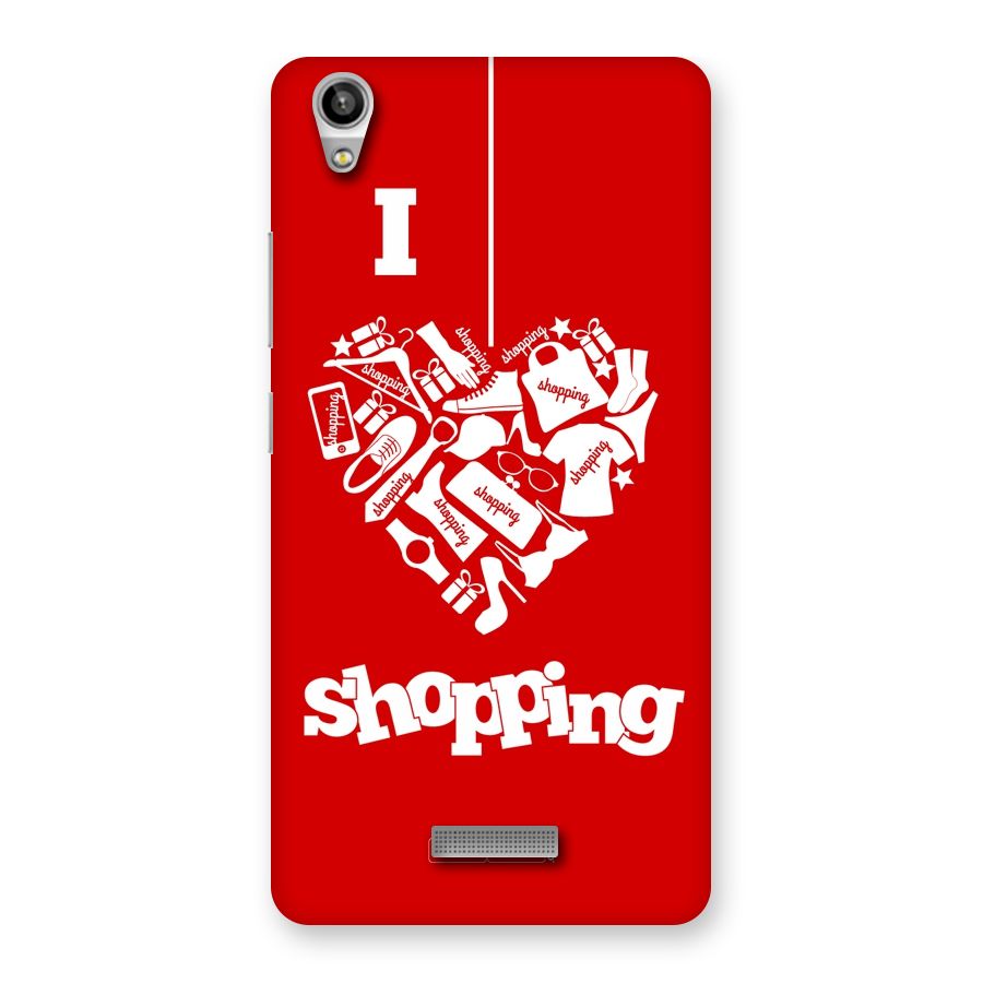 I Love Shopping Back Case for Lava-Pixel-V1
