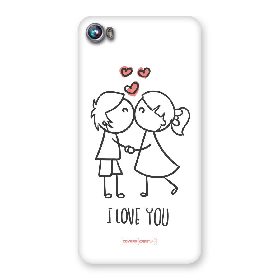 I Love You Back Case for Micromax Canvas Fire 4 A107