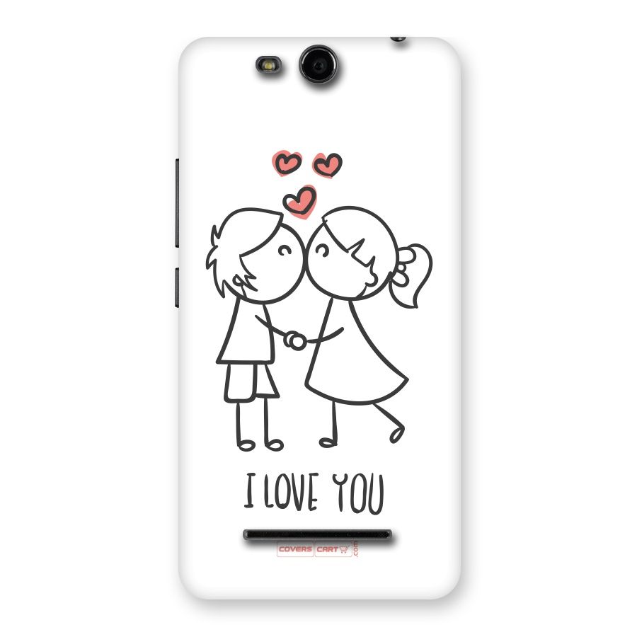 I Love You Back Case for Micromax Canvas Juice 3 Q392