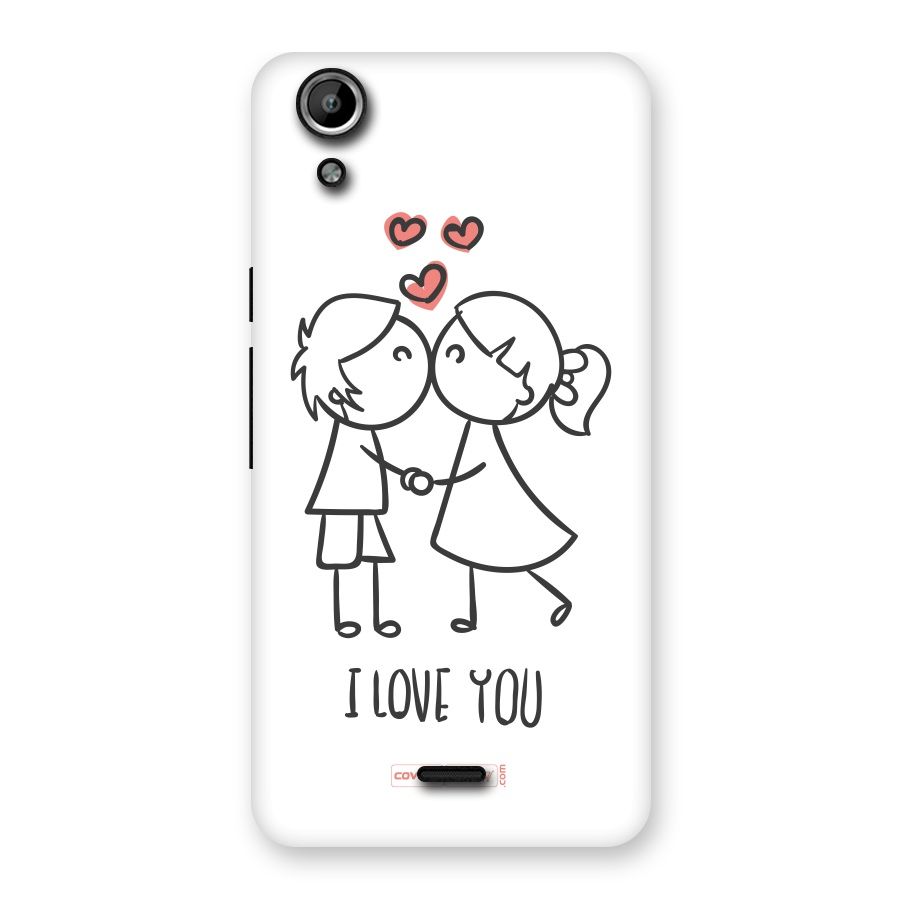 I Love You Back Case for Micromax Canvas Selfie Lens Q345