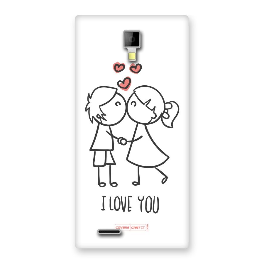 I Love You Back Case for Micromax Canvas Xpress A99