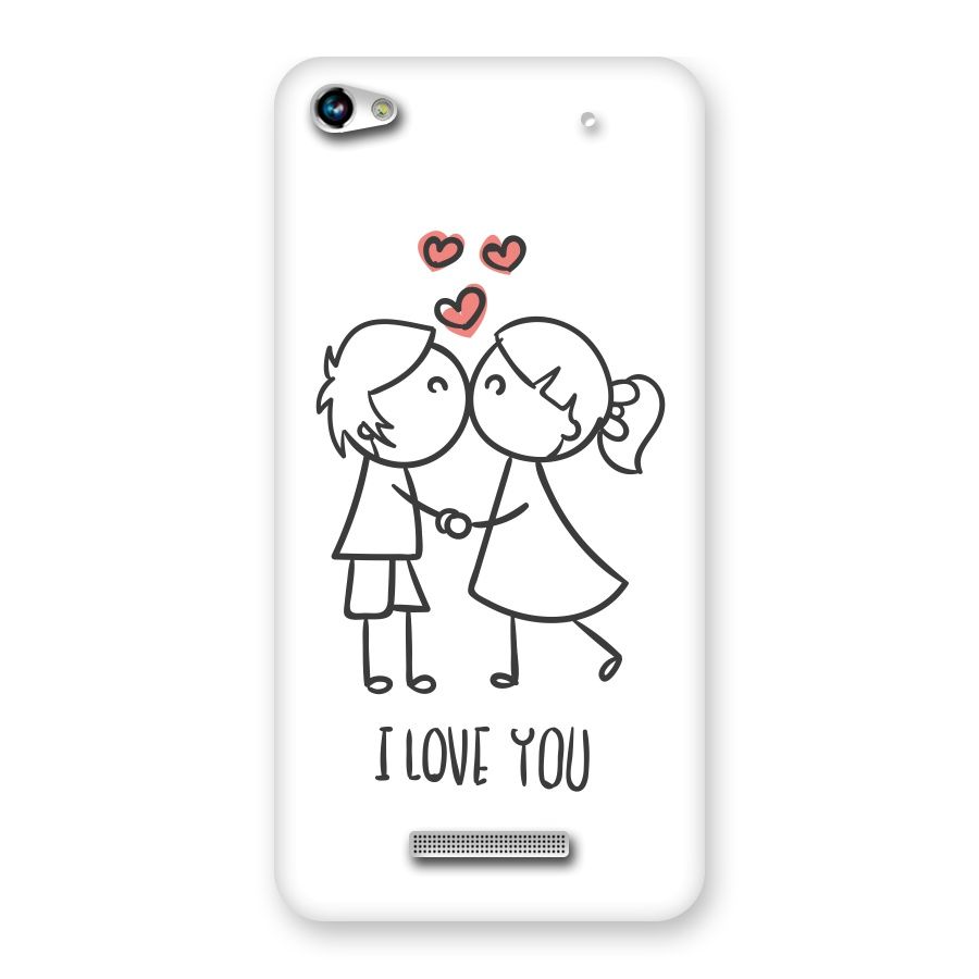 I Love You Back Case for Micromax Hue 2