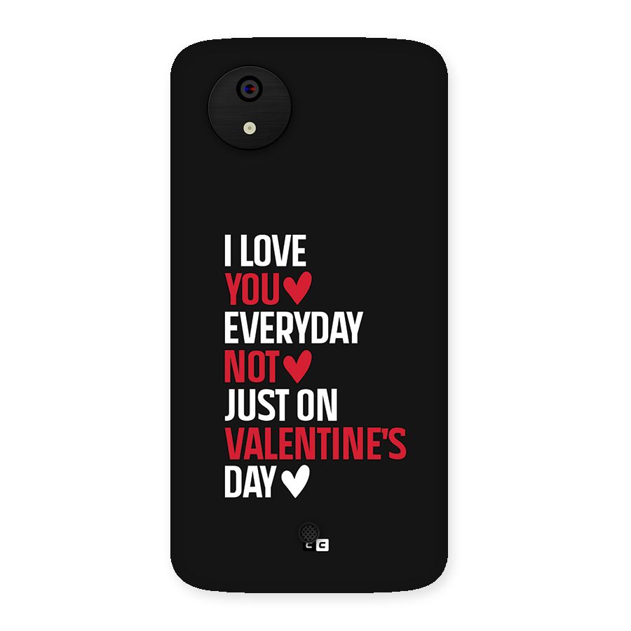 I Love You Everyday Back Case for Canvas A1  AQ4501