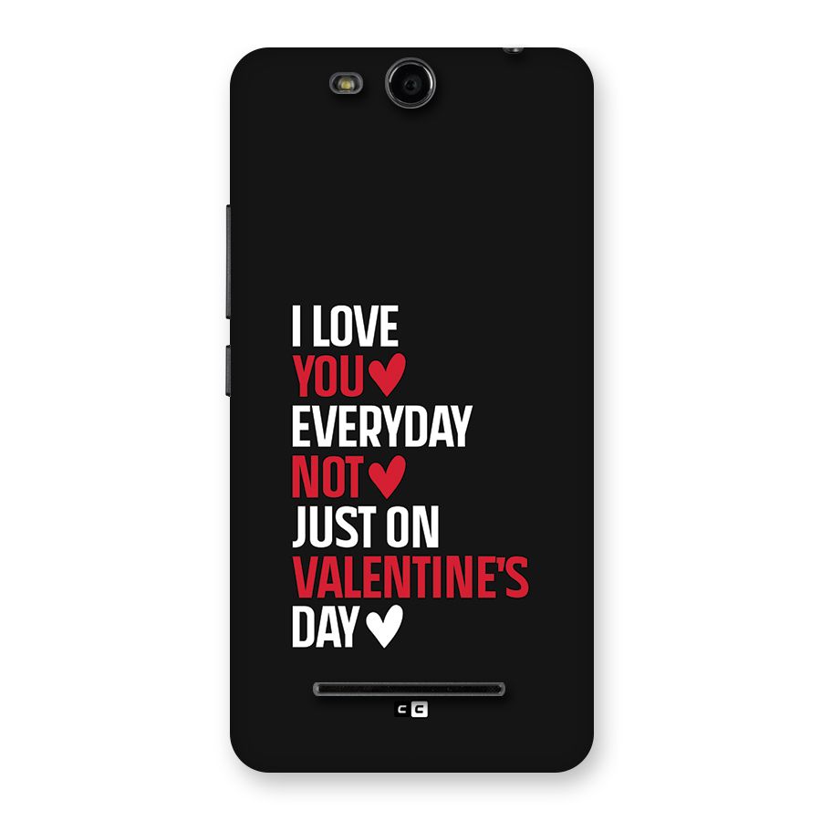 I Love You Everyday Back Case for Canvas Juice 3 Q392