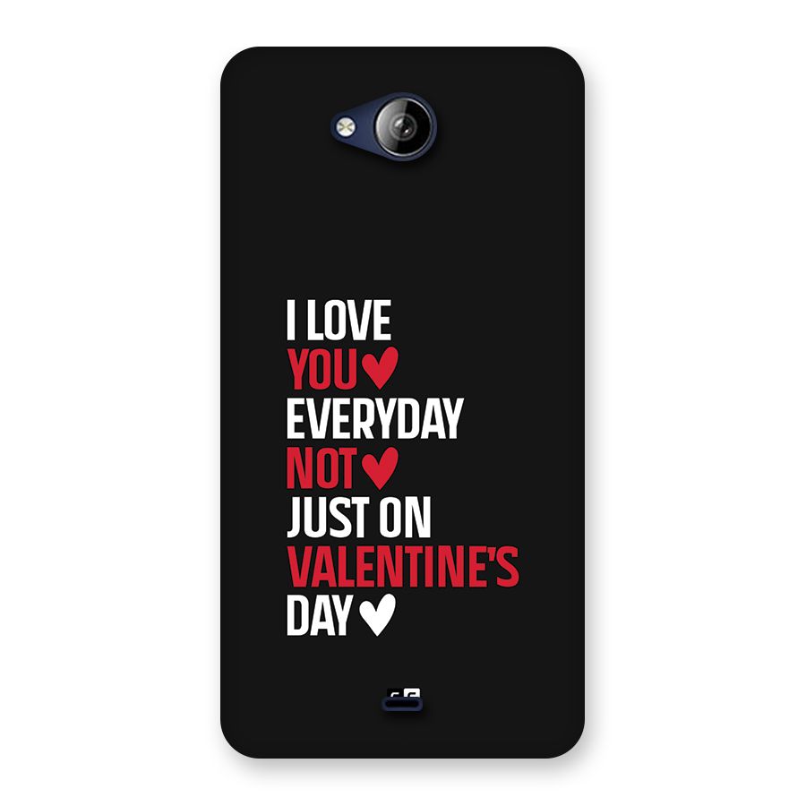 I Love You Everyday Back Case for Canvas Play Q355