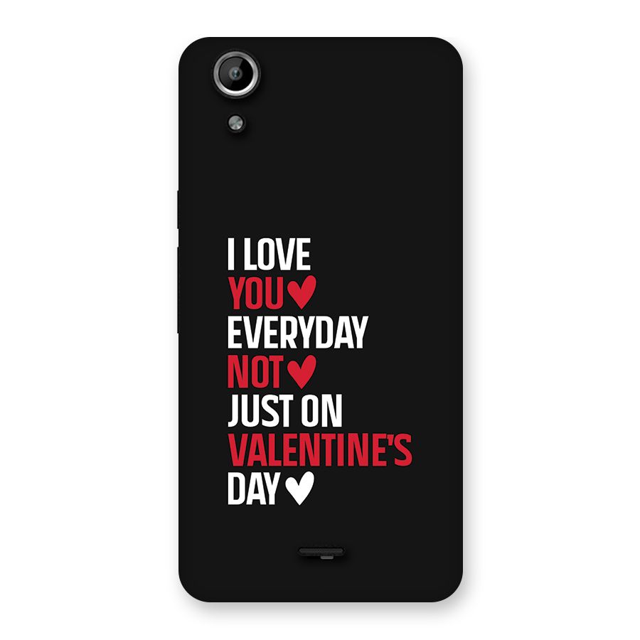 I Love You Everyday Back Case for Canvas Selfie Lens Q345