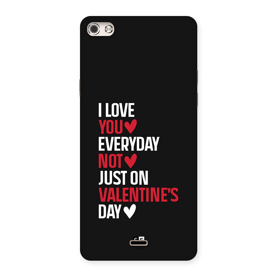 I Love You Everyday Back Case for Canvas Silver 5