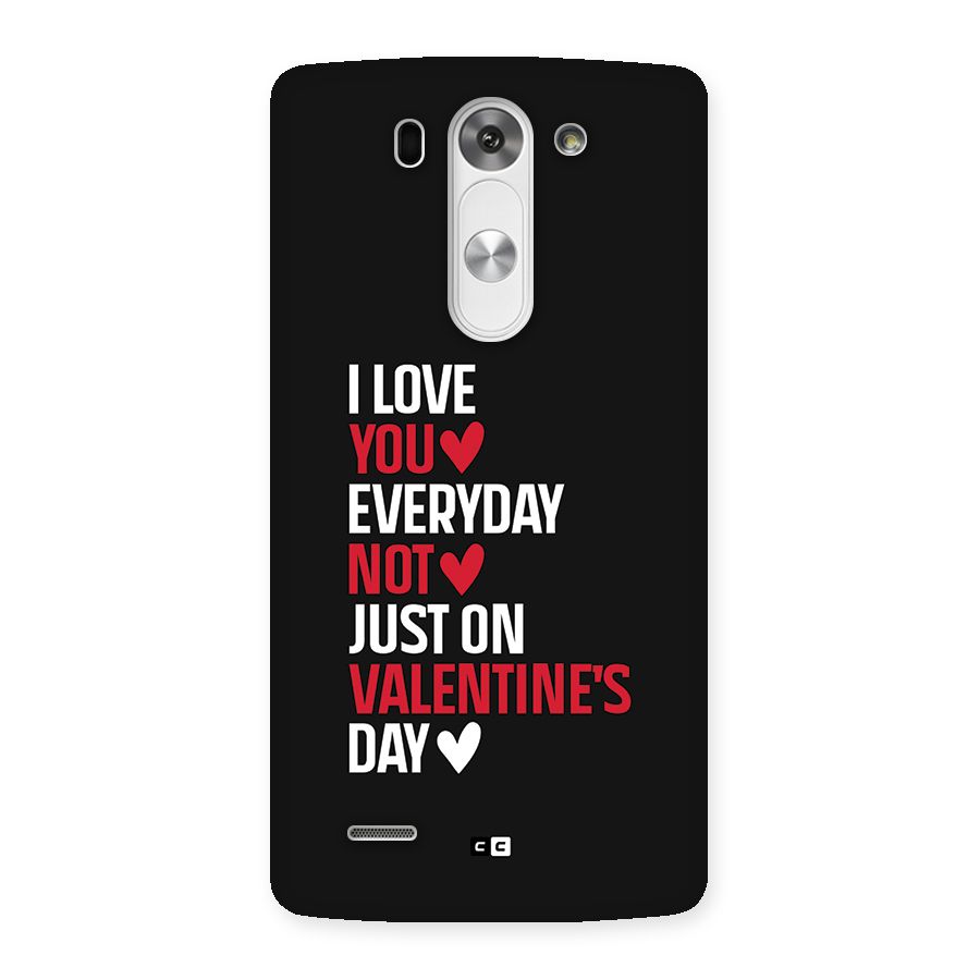 I Love You Everyday Back Case for LG G3 Beat