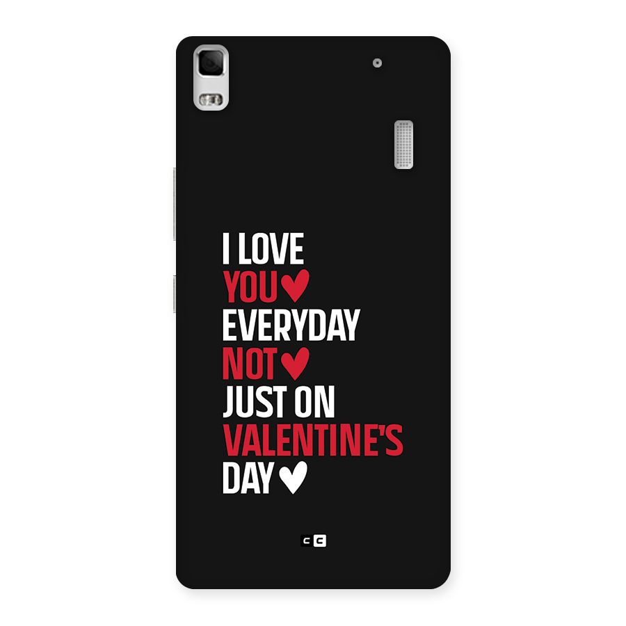 I Love You Everyday Back Case for Lenovo A7000