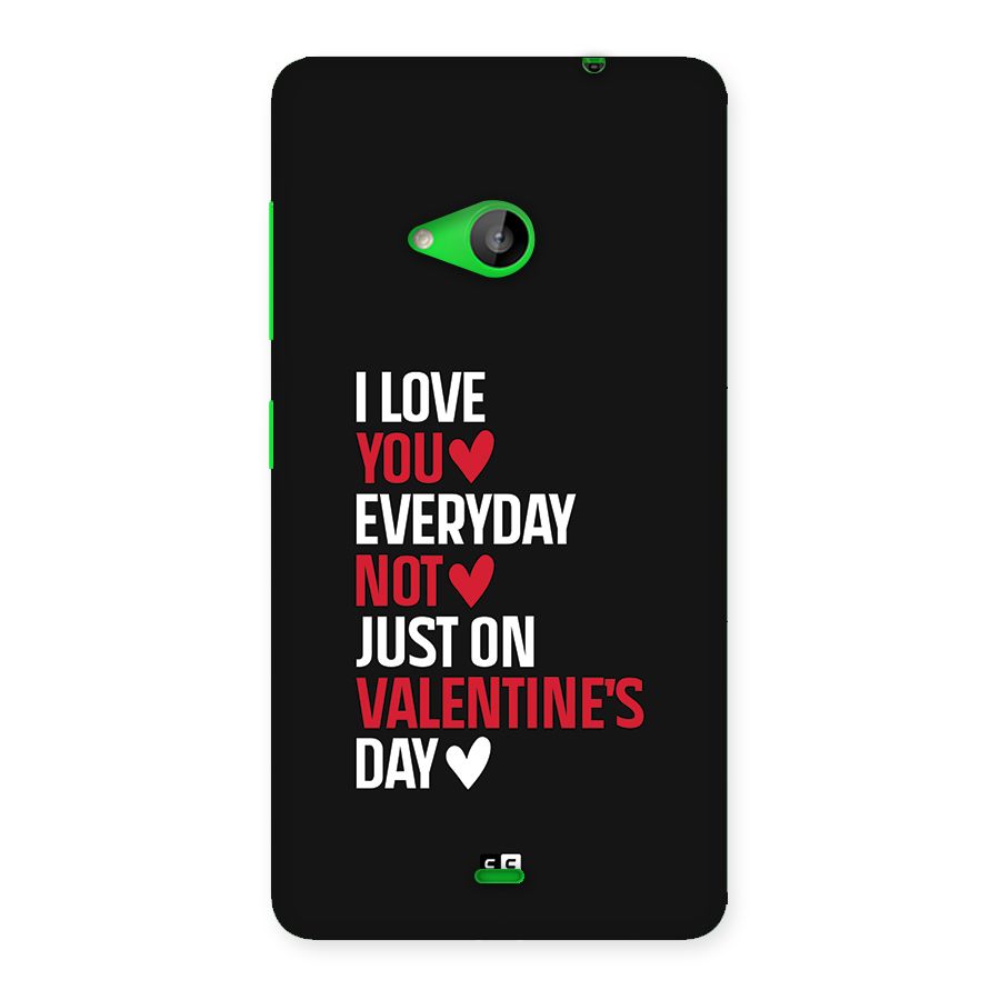 I Love You Everyday Back Case for Lumia 535