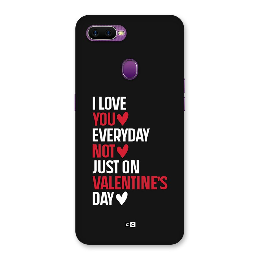 I Love You Everyday Back Case for Oppo F9