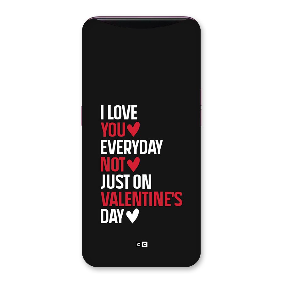 I Love You Everyday Back Case for Oppo Find X