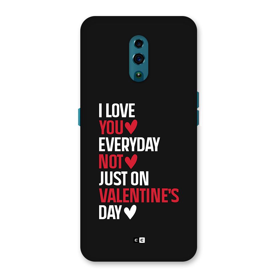 I Love You Everyday Back Case for Oppo Reno