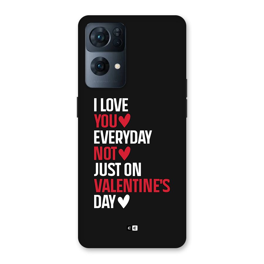 I Love You Everyday Back Case for Oppo Reno7 Pro 5G