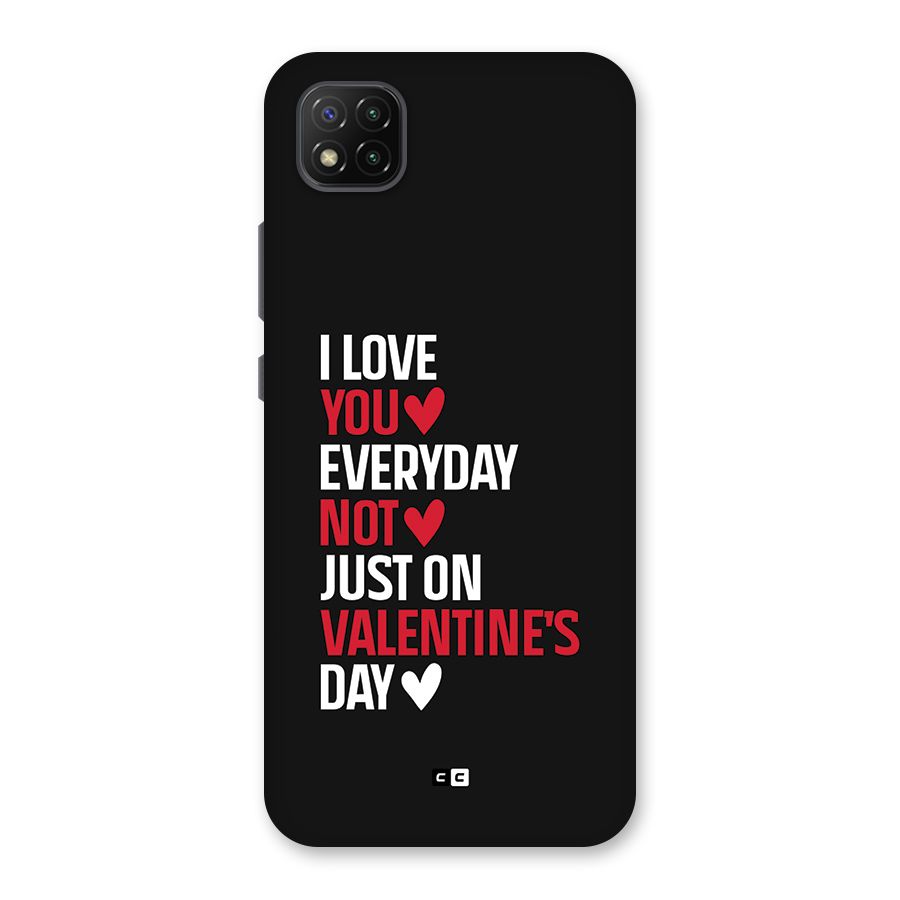 I Love You Everyday Back Case for Poco C3