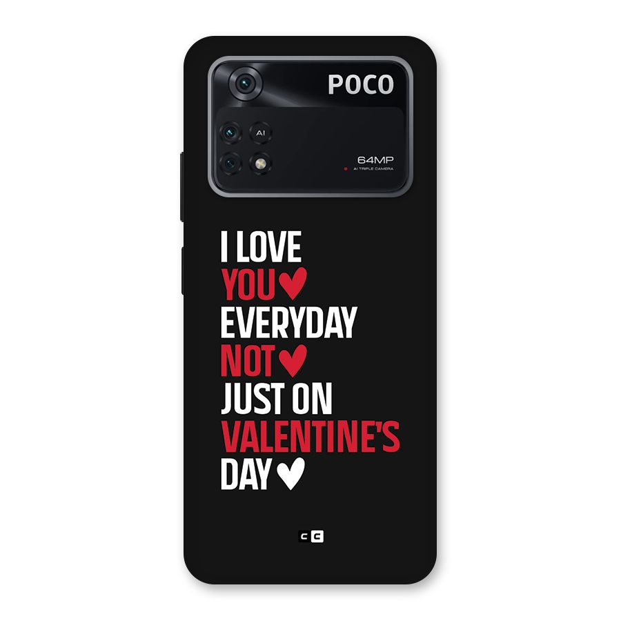 I Love You Everyday Back Case for Poco M4 Pro 4G