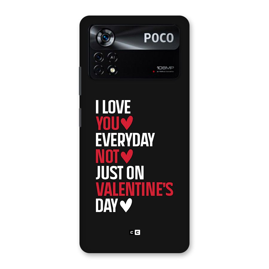 I Love You Everyday Back Case for Poco X4 Pro 5G