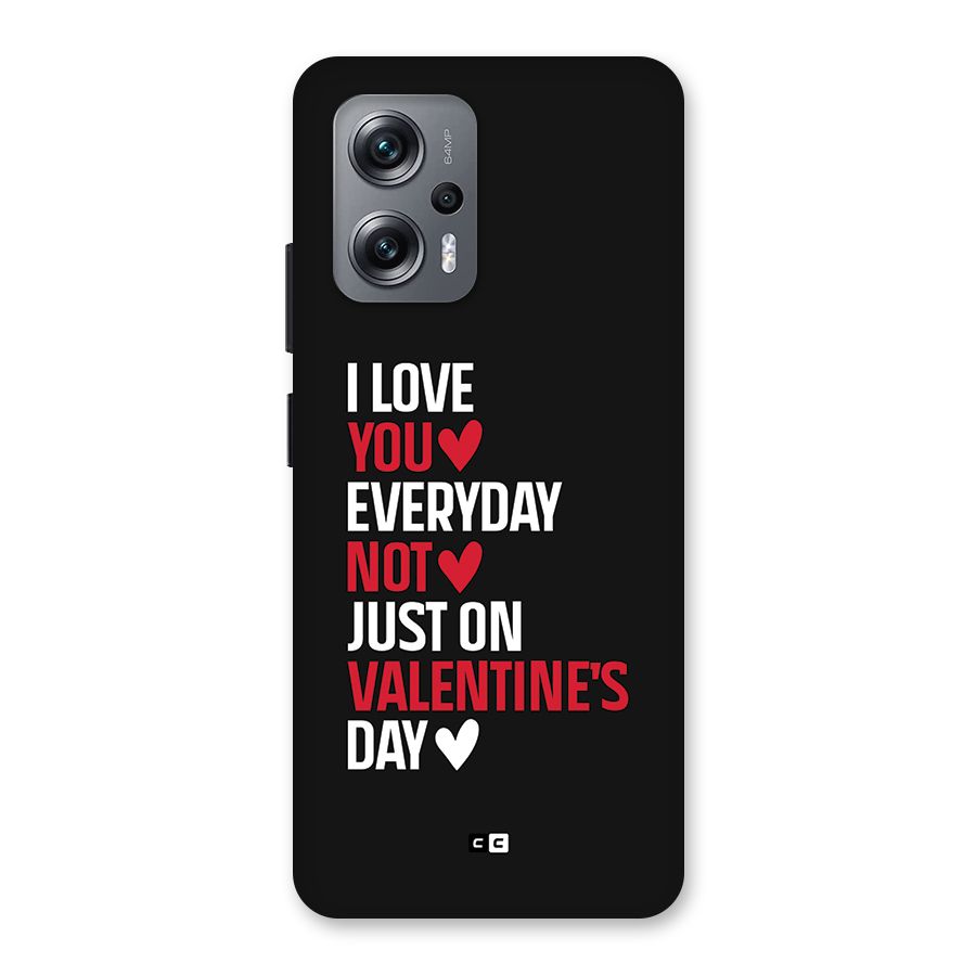 I Love You Everyday Back Case for Redmi K50i