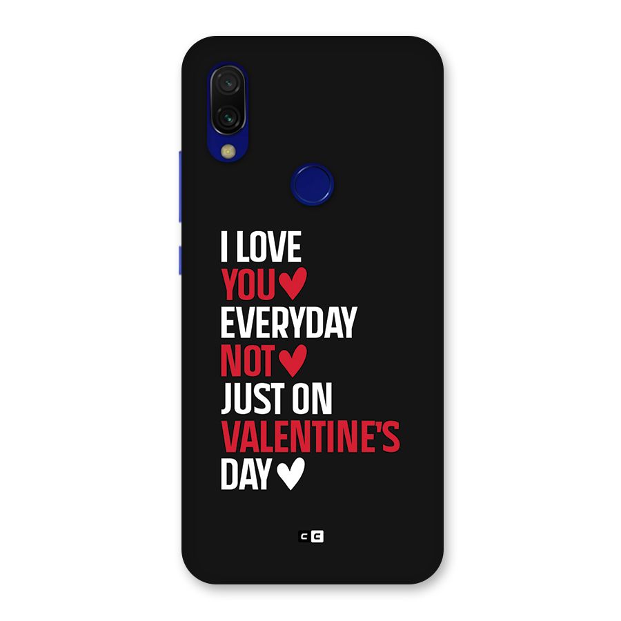 I Love You Everyday Back Case for Redmi Y3