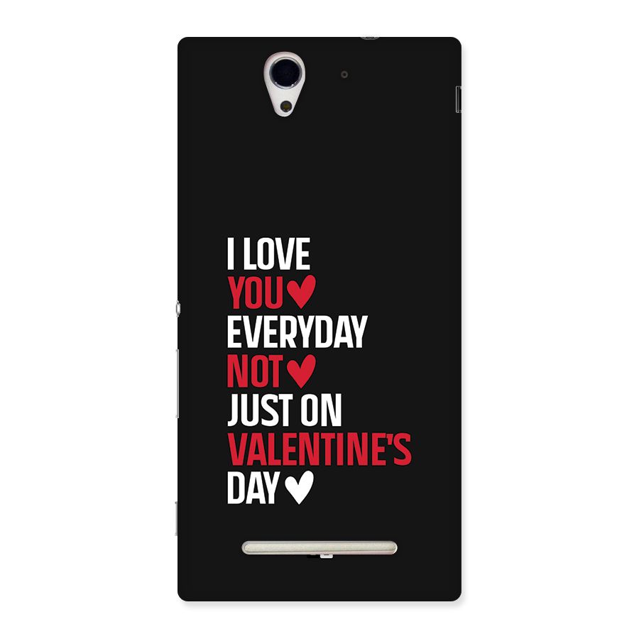 I Love You Everyday Back Case for Xperia C3