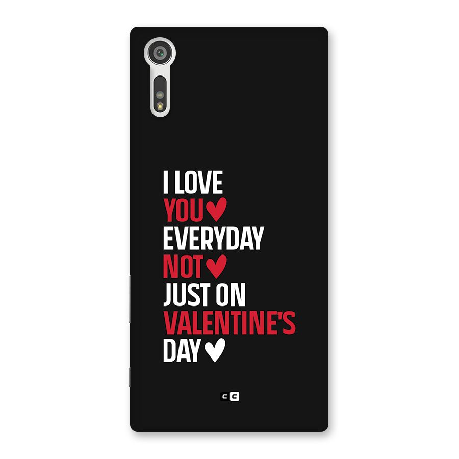 I Love You Everyday Back Case for Xperia XZ