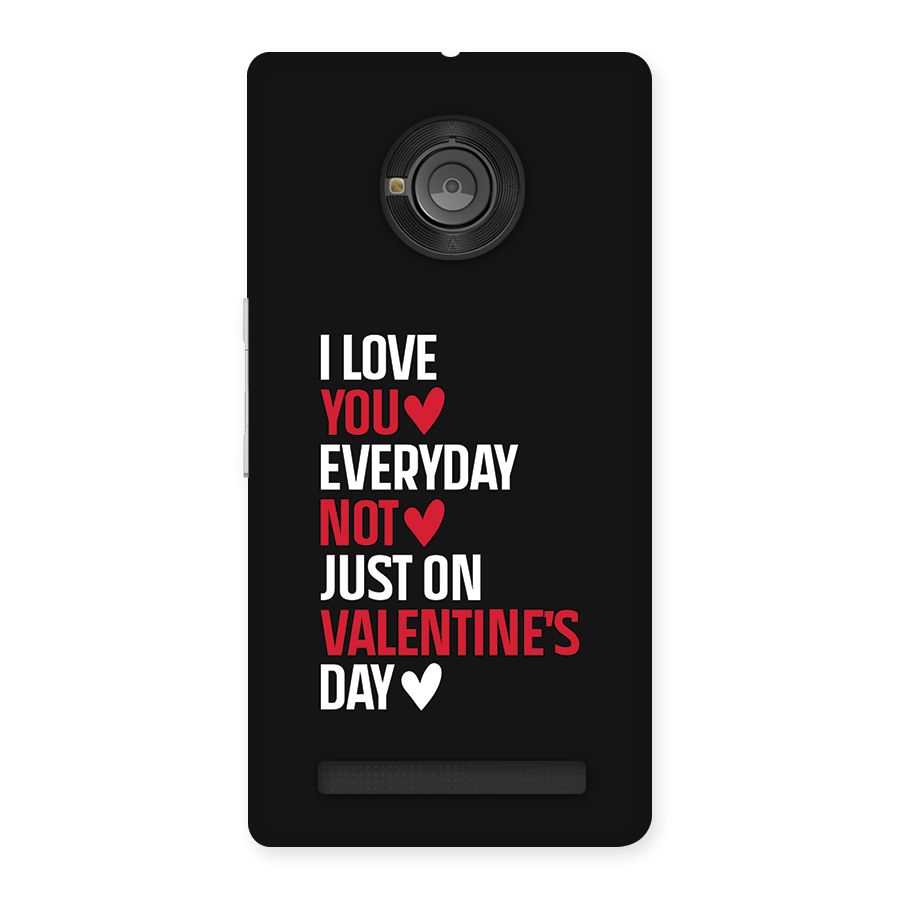 I Love You Everyday Back Case for Yunique