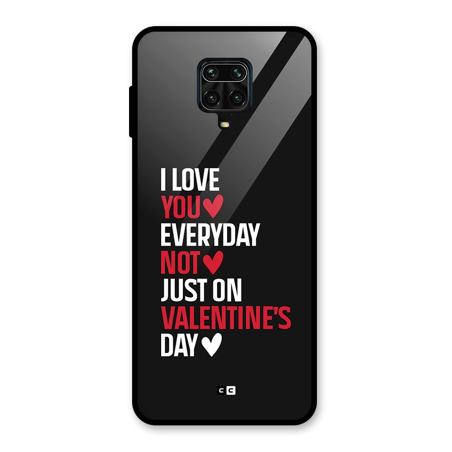 I Love You Everyday Glass Back Case for Poco M2 Pro