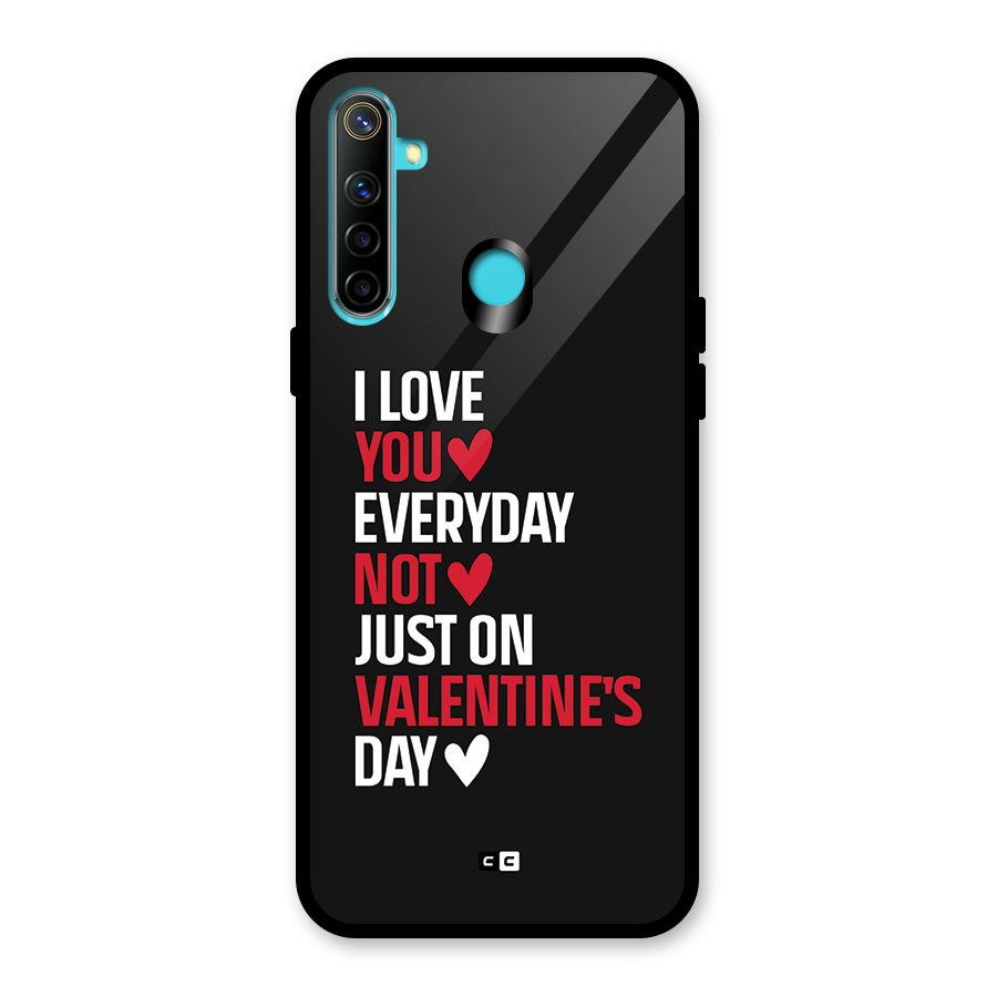 I Love You Everyday Glass Back Case for Realme 5i