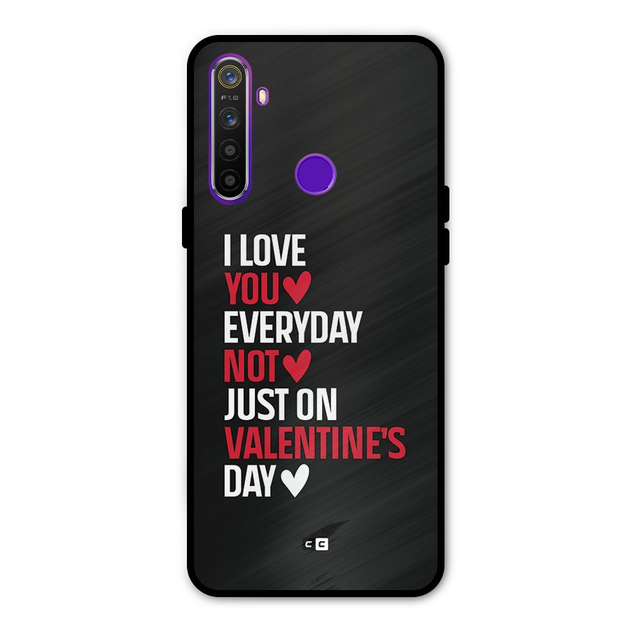 I Love You Everyday Glass Back Case for Realme 5s