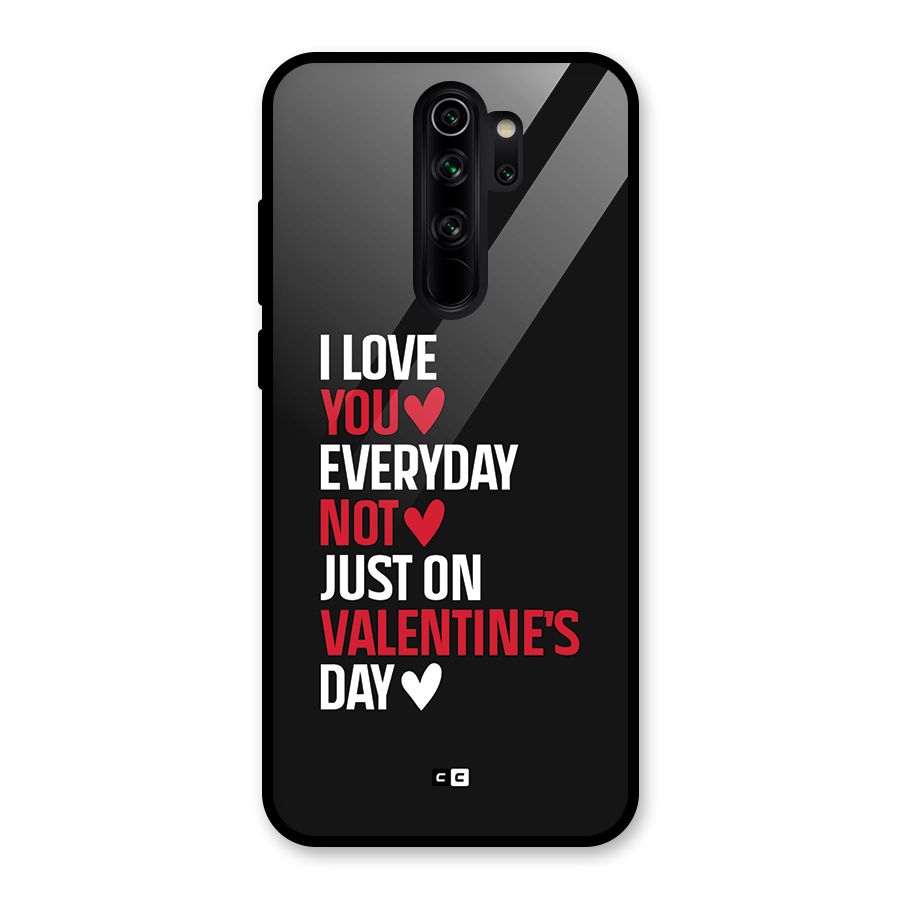 I Love You Everyday Glass Back Case for Redmi Note 8 Pro