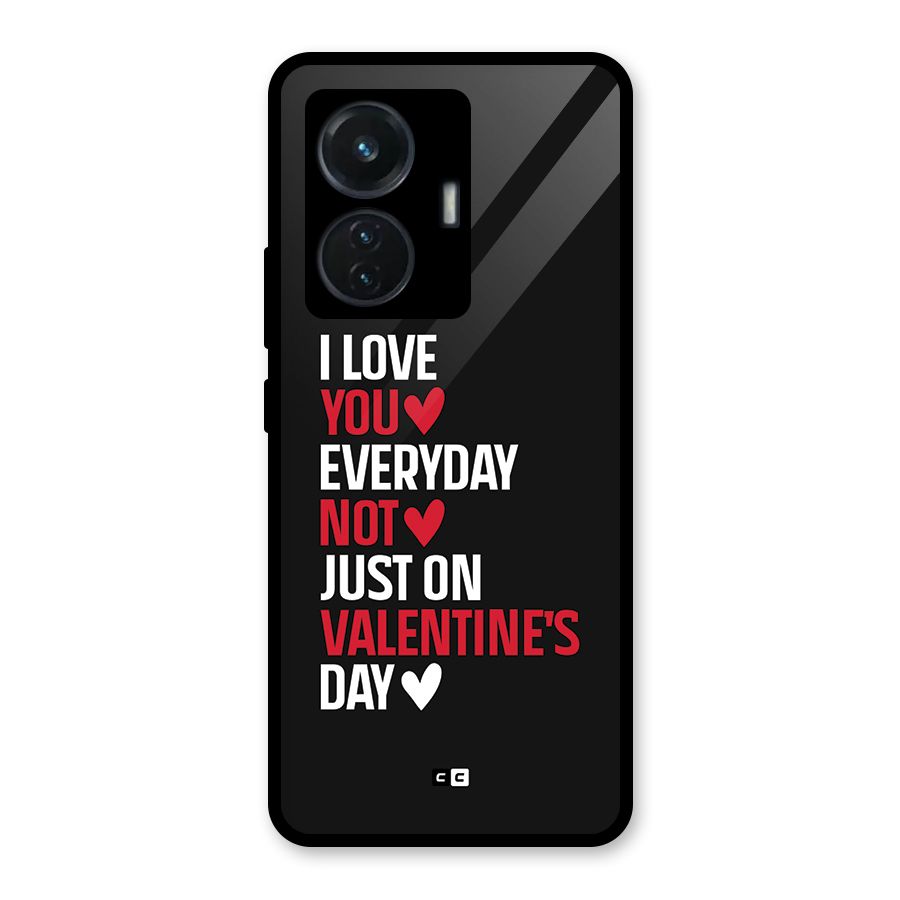 I Love You Everyday Glass Back Case for Vivo T1 44W
