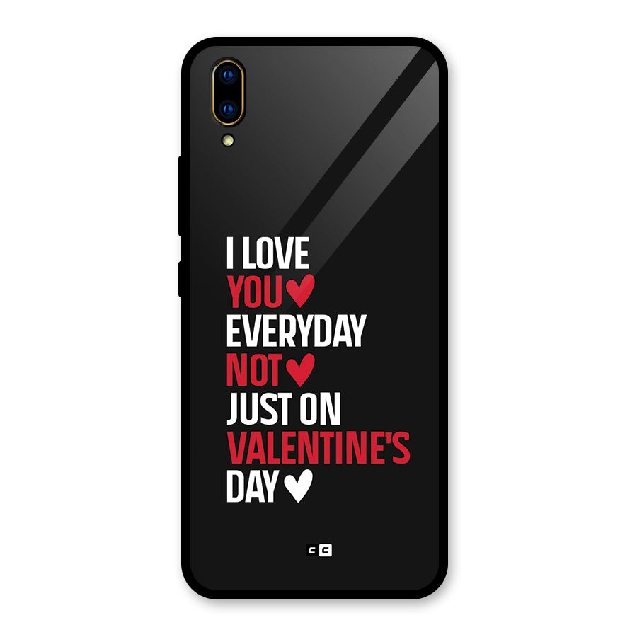 I Love You Everyday Glass Back Case for Vivo V11 Pro