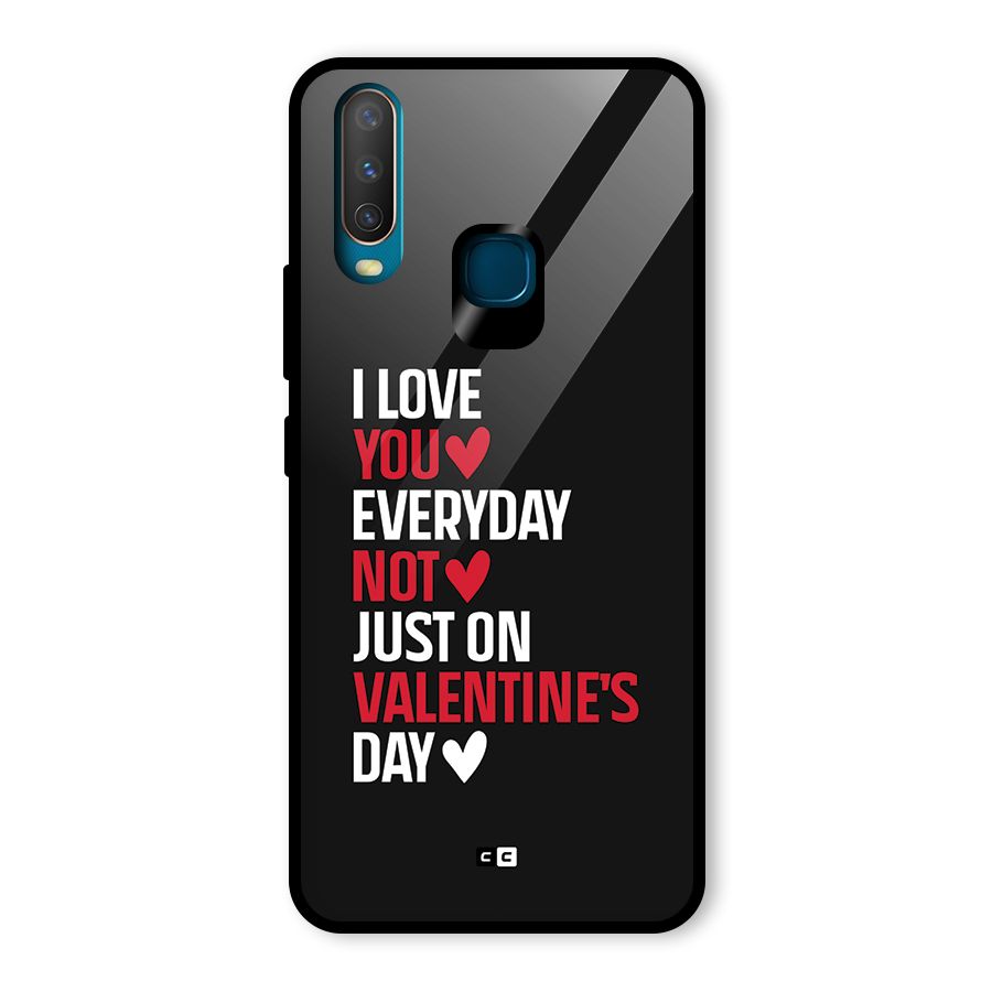 I Love You Everyday Glass Back Case for Vivo Y17