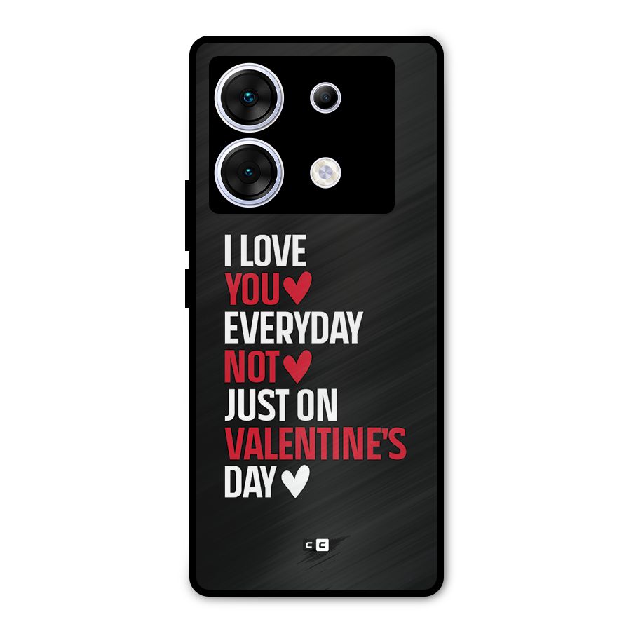 I Love You Everyday Metal Back Case for Infinix Zero 30 5G