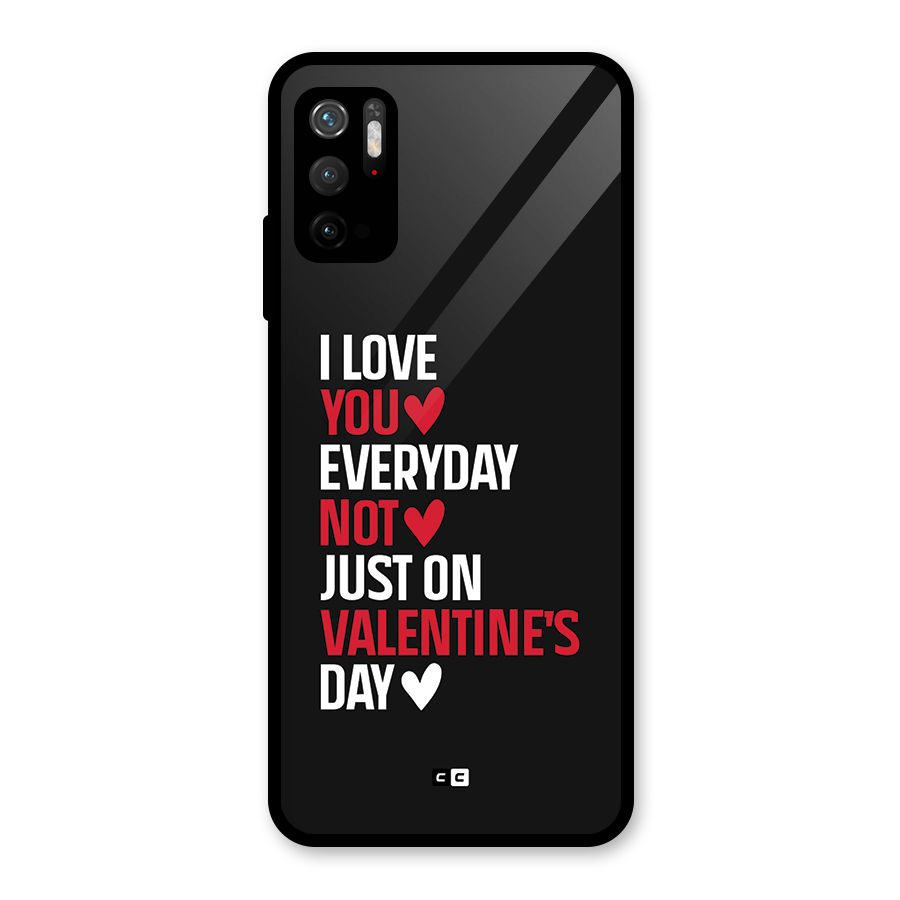 I Love You Everyday Metal Back Case for Redmi Note 10T 5G