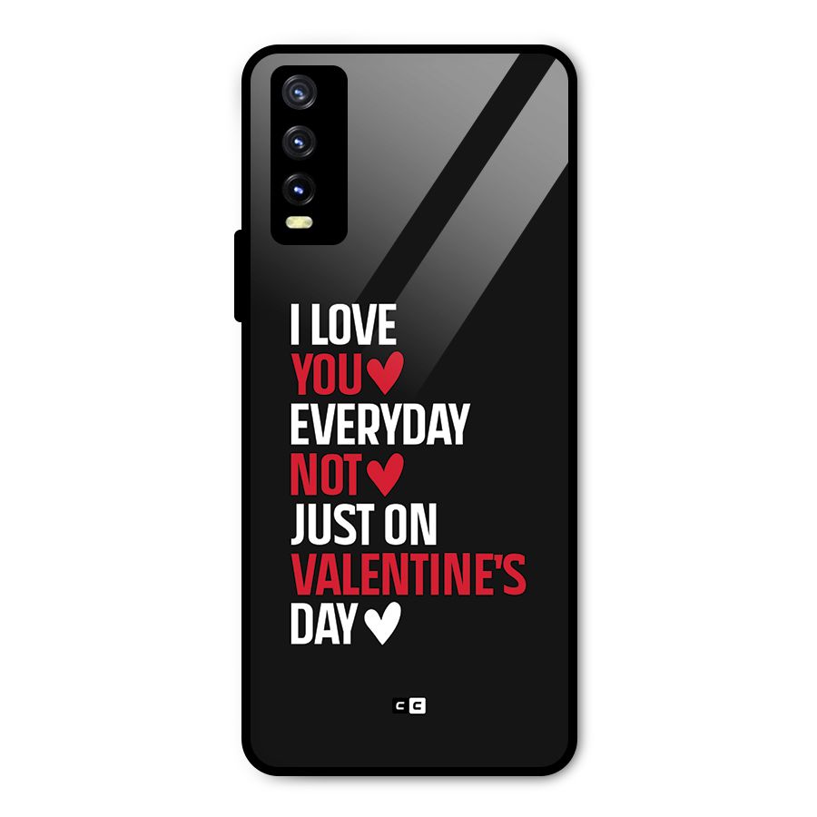 I Love You Everyday Metal Back Case for Vivo Y20