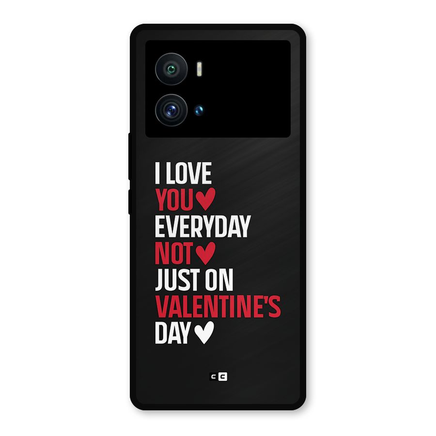 I Love You Everyday Metal Back Case for iQOO 9 Pro