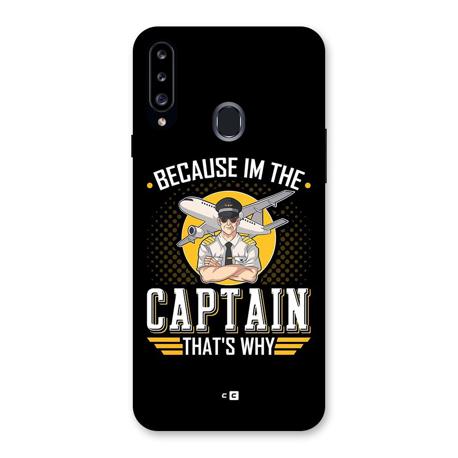 I M Captain Back Case for Galaxy A20s