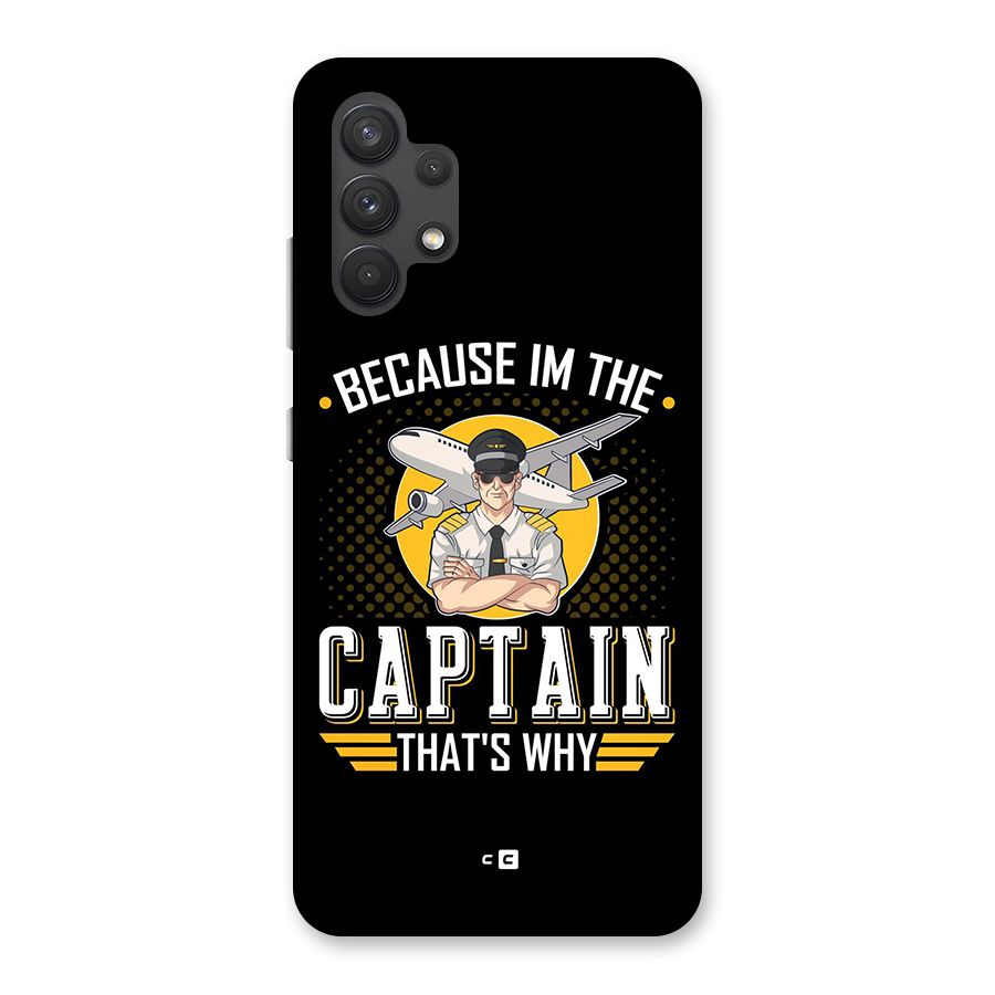 I M Captain Back Case for Galaxy A32