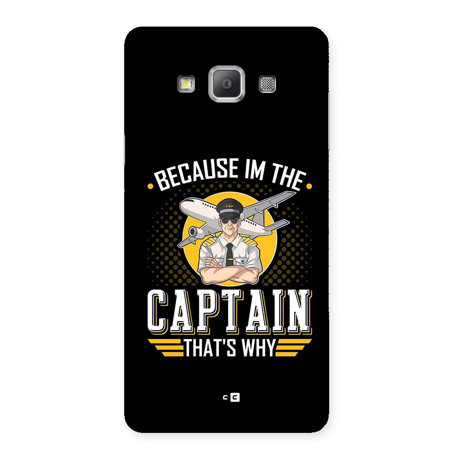 I M Captain Back Case for Galaxy A7