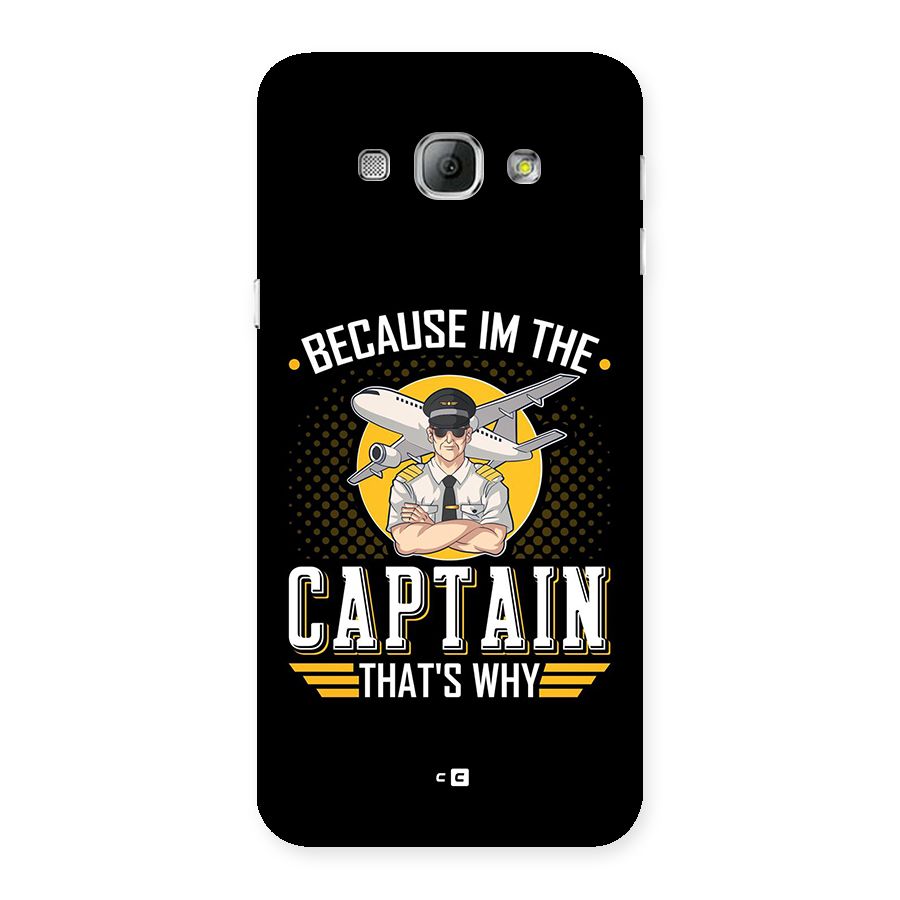 I M Captain Back Case for Galaxy A8