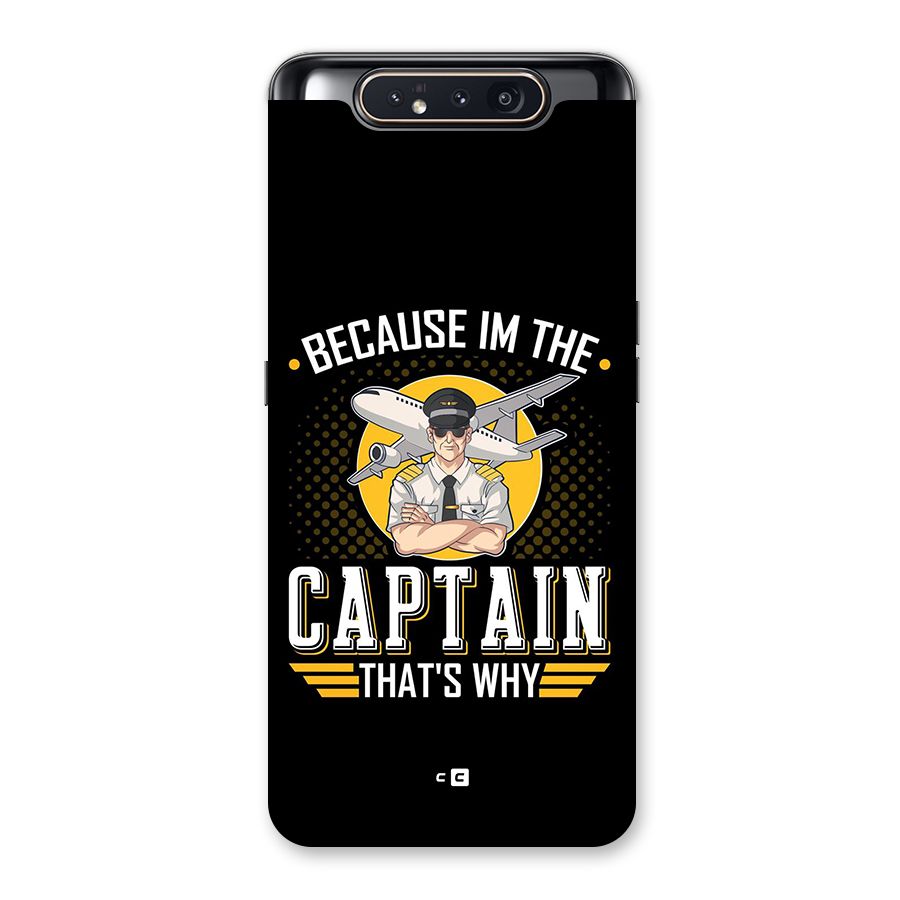 I M Captain Back Case for Galaxy A80