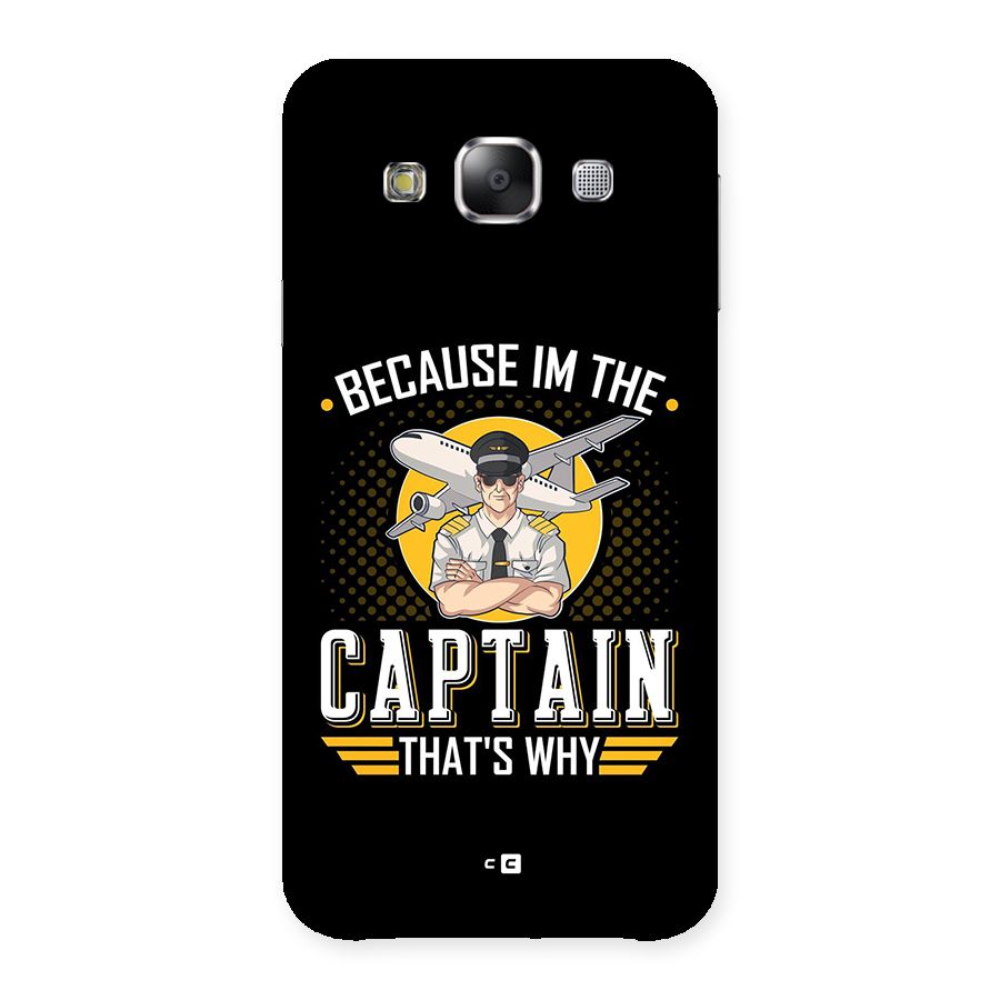 I M Captain Back Case for Galaxy E5