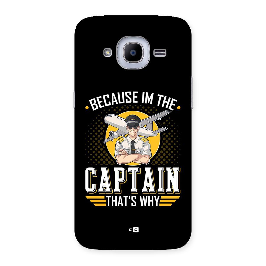 I M Captain Back Case for Galaxy J2 2016