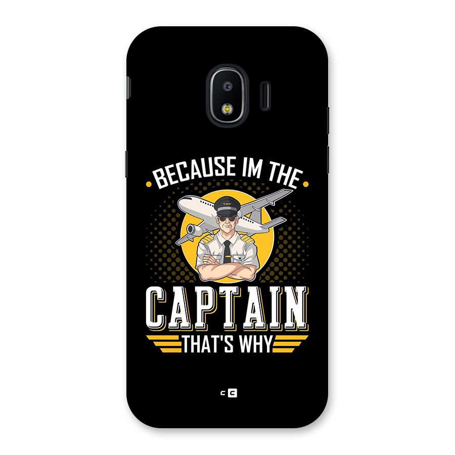 I M Captain Back Case for Galaxy J2 Pro 2018