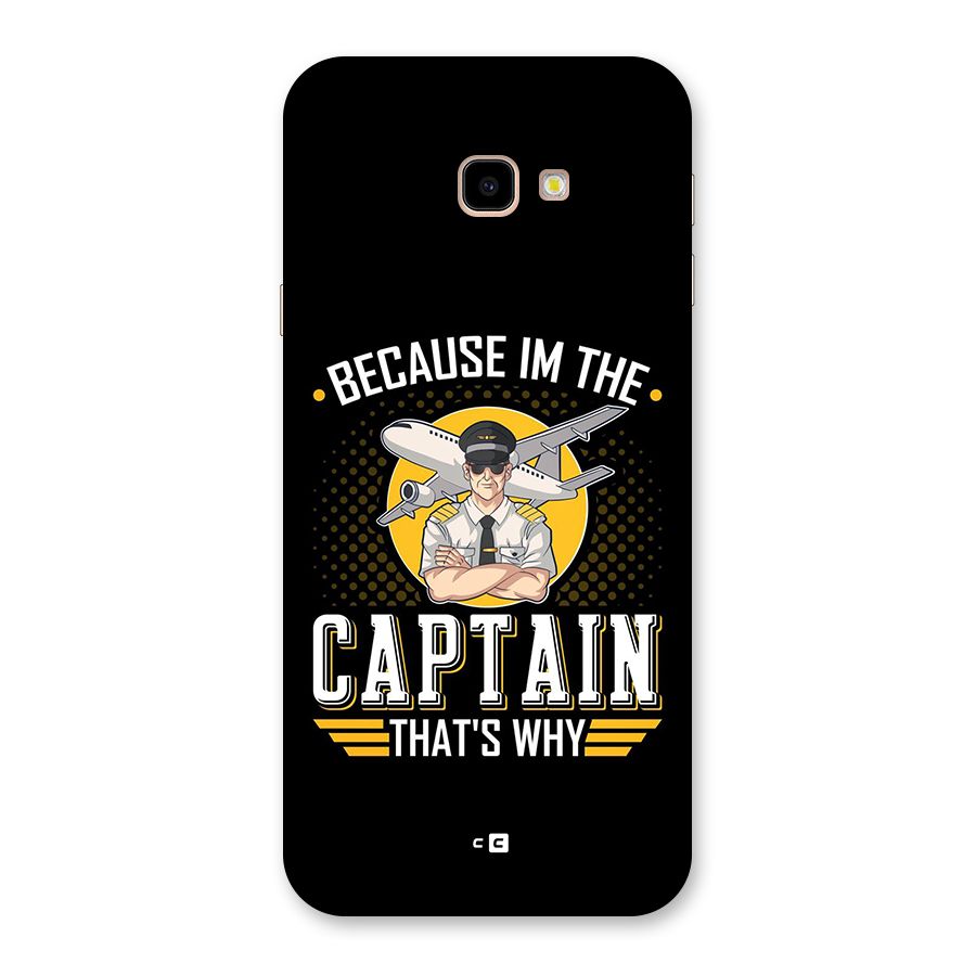 I M Captain Back Case for Galaxy J4 Plus